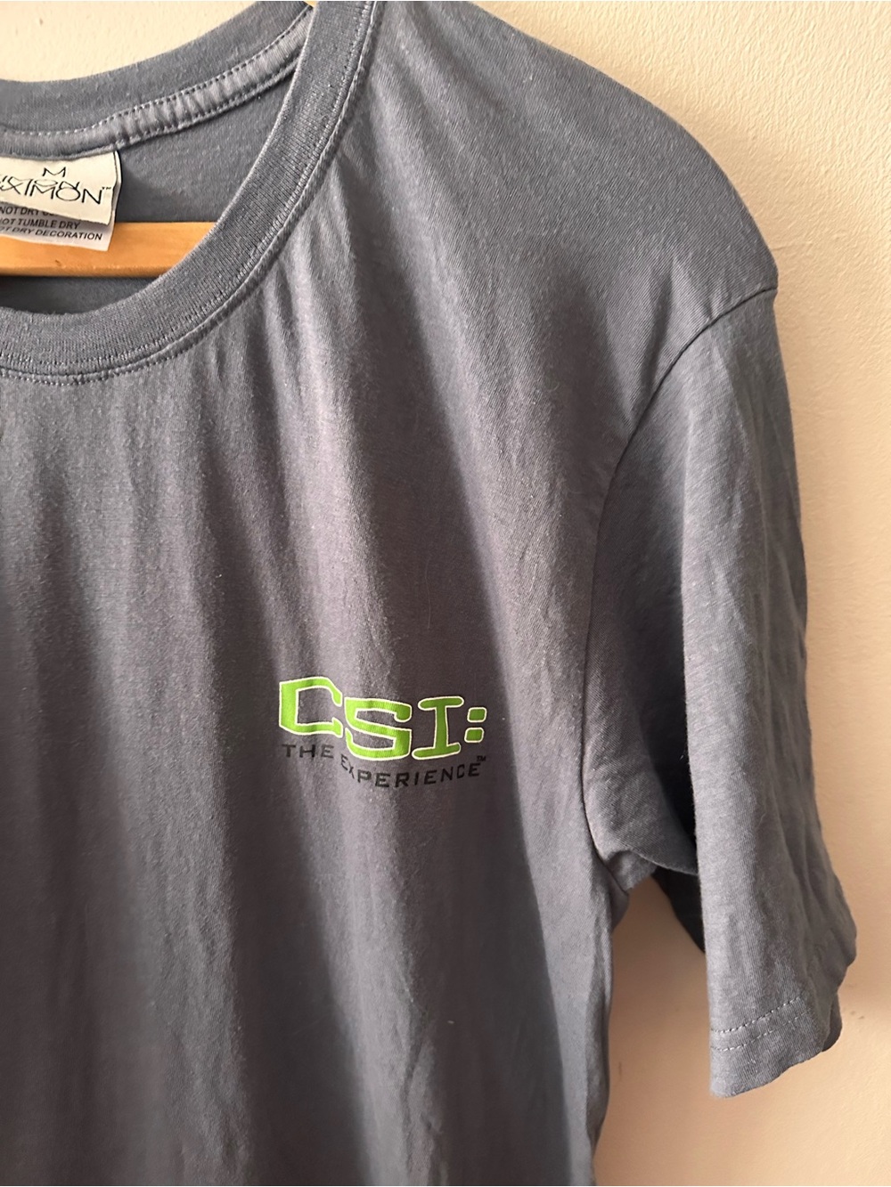 CSI: The Experience Gray Short Sleeve Tee